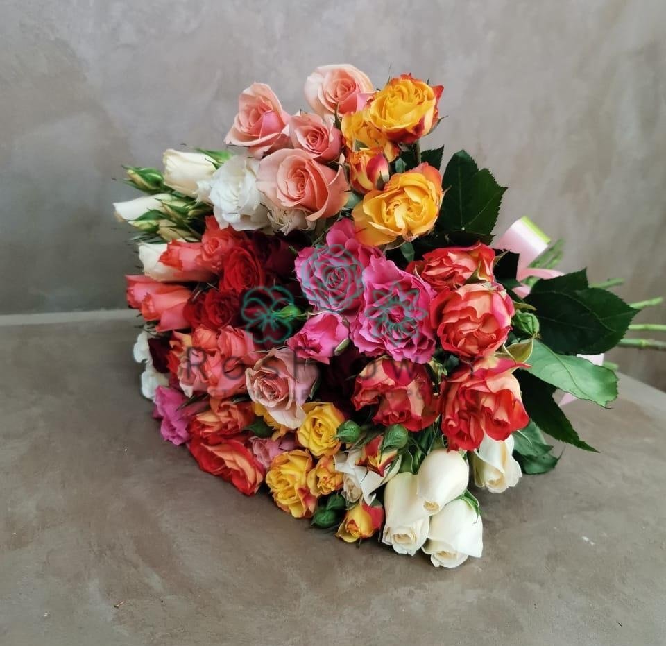 Букет цветов из: Розы в Троицком Воронежской области