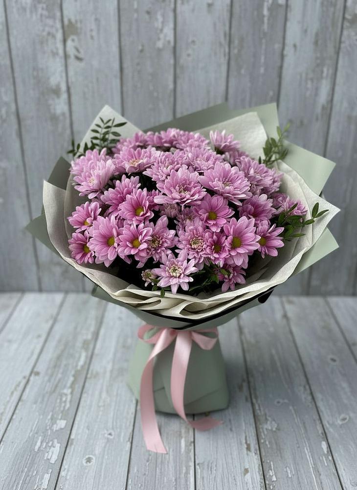 Букет цветов из: Хризантемы в Троицком Воронежской области