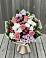 Букет цветов из: Альстромерии, Гвоздики, Розы и Хризантемы в Троицком Воронежской области