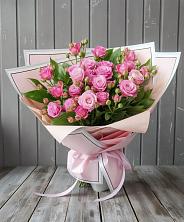 Букет Розовый кустик в Троицком Воронежской области