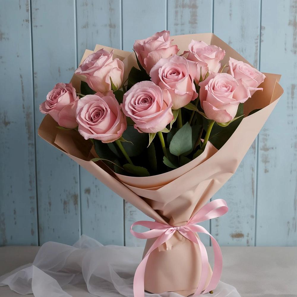 Букет цветов из: Розы в Троицком Воронежской области