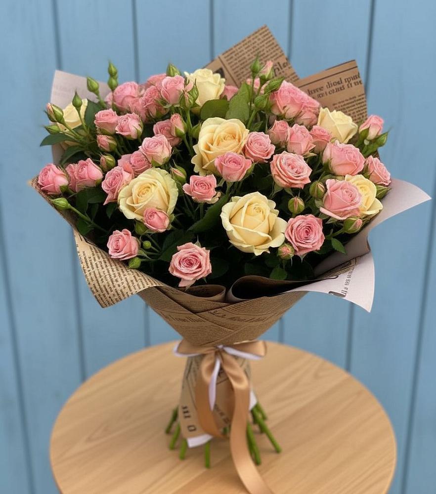 Букет цветов из: Розы в Троицком Воронежской области