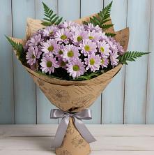 Букет цветов из:  Хризантемы в Троицком Воронежской области