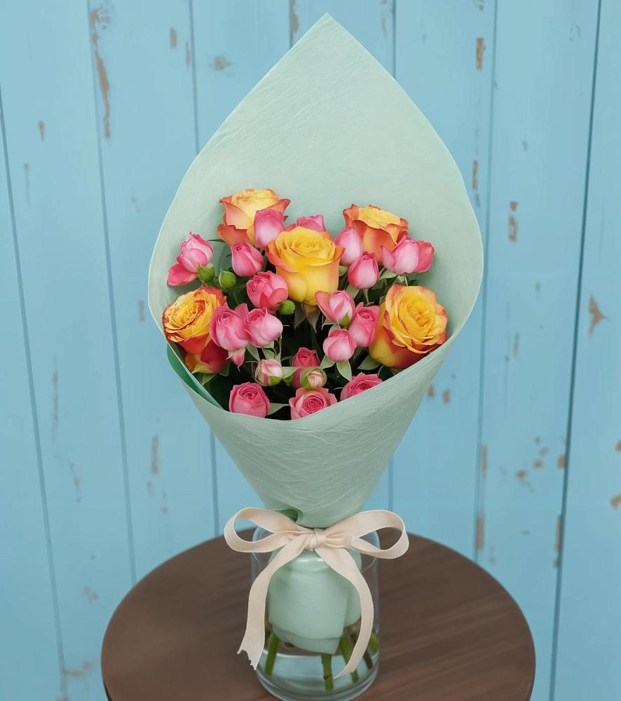 Букет цветов из: Розы в Троицком Воронежской области