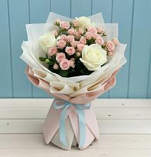Букет цветов из:  Розы в Троицком Воронежской области