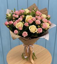 Букет цветов из:  Розы в Троицком Воронежской области