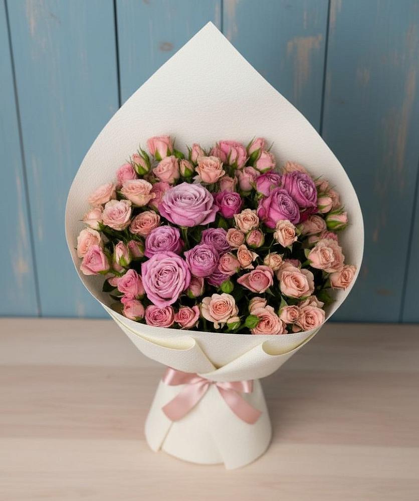 Букет цветов из: Розы в Троицком Воронежской области