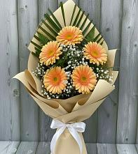 Букет цветов из:  Герберы в Троицком Воронежской области