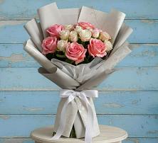 Букет цветов из:  Розы в Троицком Воронежской области